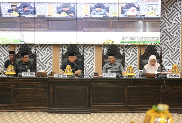 Lima Fraksi Sampaikan Pemandangan Umum, Sekda Lutim: Masukan Jadi Bahan Penyempurnaan APBD 2027