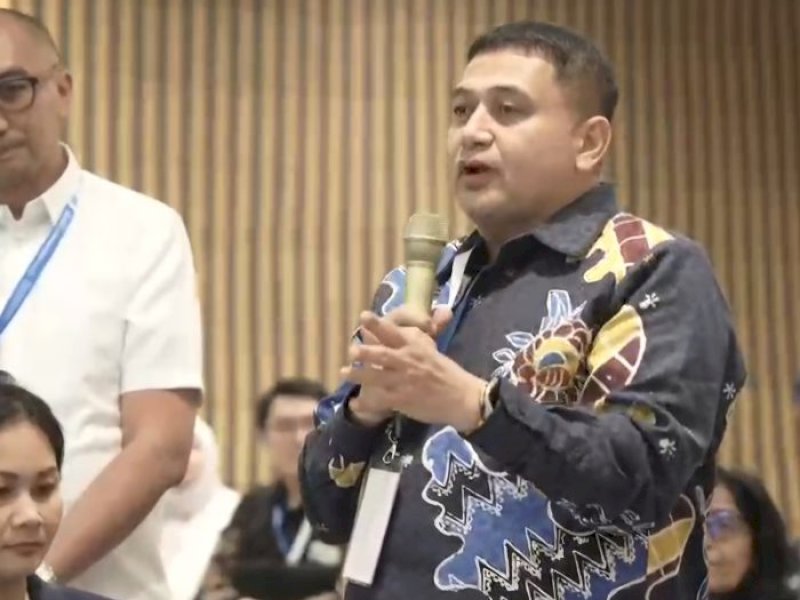 Wali Kota Makassar, Munafri Arifuddin, saat menjadi pemateri dalam ARNEC Learning Forum 2026 di Hotel Aryaduta Menteng, Jakarta Pusat, Rabu (21/10/2026). @Jejakfakta/dok. Humas Pemkot Makassar