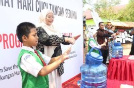 Praktik Cuci Tangan Siswa Capai 96,7%, Save the Children dan Pemkab Luwu Timur Bidik Target 100%