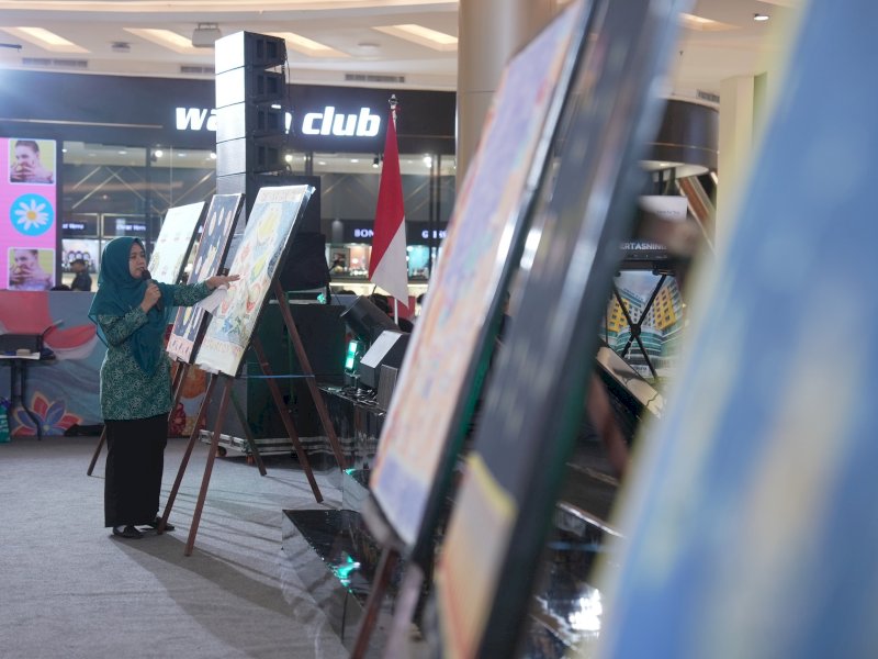 Pameran UMKM dan Jambore Tim Penggerak (TP) PKK Kota Makassar dalam rangka memperingati Hari Kesatuan Gerak (HKG) PKK ke-54 berlangsung meriah di Atrium Trans Studio Makassar, Sabtu (24/10/2026). @Jejakfakta/dok. Humas Pemkot Makassar