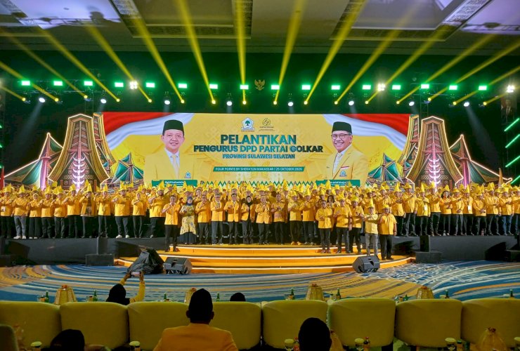 Resmi Dilantik! Berikut Daftar Nama Pengurus Golkar Sulsel Periode 2026–2031