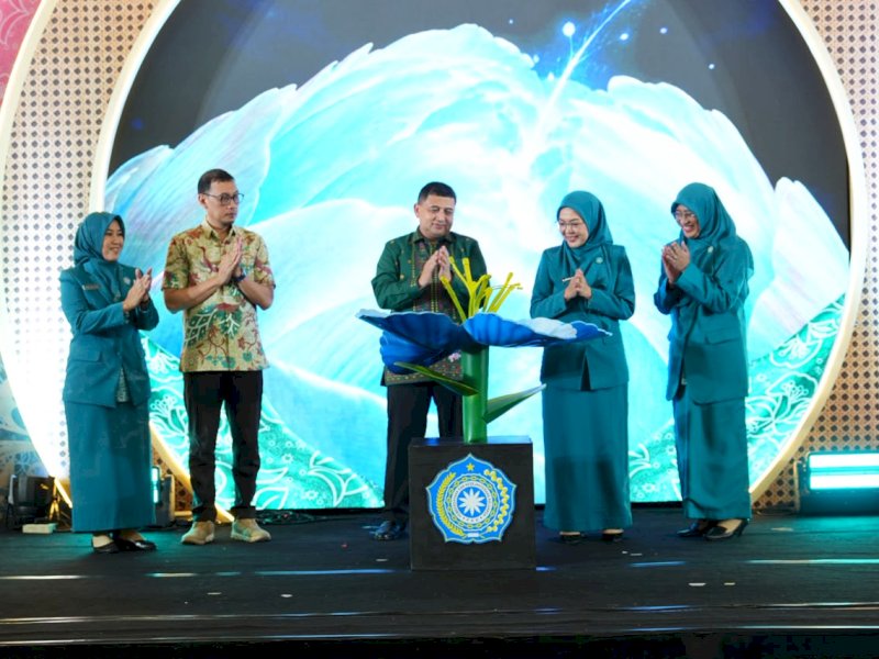 Puncak peringatan Hari Kesatuan Gerak (HKG) PKK ke-54 Kota Makassar Tahun 2026 yang berlangsung di Atrium Trans Studio Mall (TSM) Makassar, Minggu (25/10/2026). @Jejakfakta/dok. Humas Pemkot Makassar