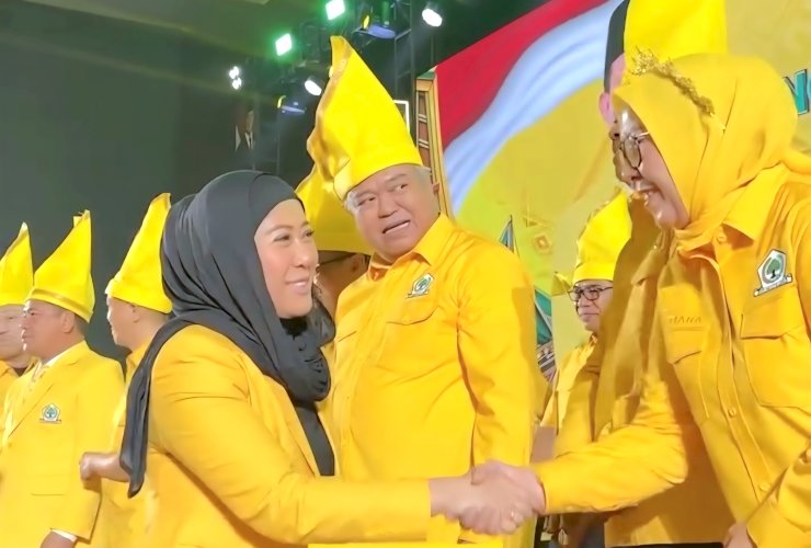 Menkomdigi Meutya Hafid Hadiri Pelantikan Pengurus DPD Golkar Sulsel, Soroti Peran Strategis Daerah