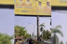 Penertiban Baliho HUT Golkar ke-62 di Palopo Menuai Sorotan, Bapenda Diminta Tak Tebang Pilih