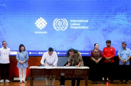 Kemnaker, APINDO, Serikat Pekerja, dan ILO Teken Deklarasi DWCP 2026&ndash;2030