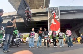 Dua Tahun Prabowo-Gibran, Mahasiswa Makassar Soroti Karhutla hingga Militerisme di Kampus