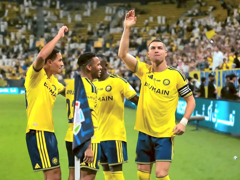 CR7 Kini Mengoleksi 985 Gol Sepanjang Karier, Kontrak di Al Nassr Berakhir Musim 2026/2027. @jejakfaktacom/Dok. Al Nassr