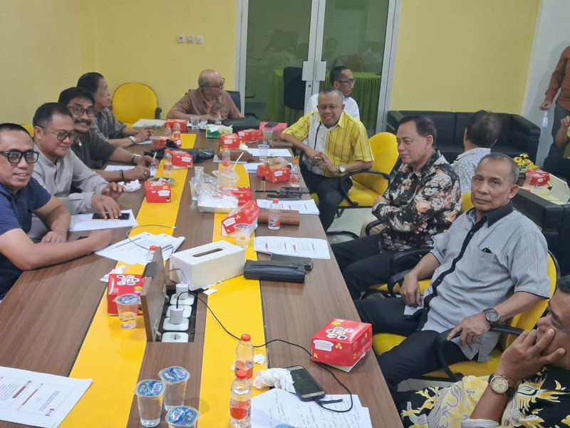 Konsolidasi perdana Dewan Pakar Golkar Sulsel yang menggelar rapat perdana di Kantor DPD Golkar Sulsel, Rabu, (28/10/2026). @jejakfaktacom/Ist.