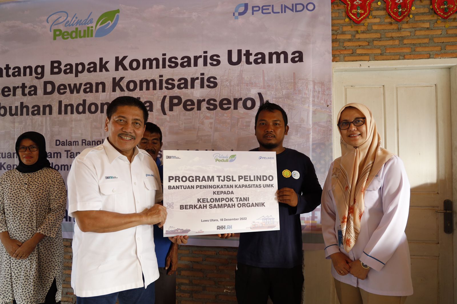 Tingkatkan Kapasitas UMK, Pelindo Bantu 4 Kelompok Tani di Luwu Utara (Pelindo)