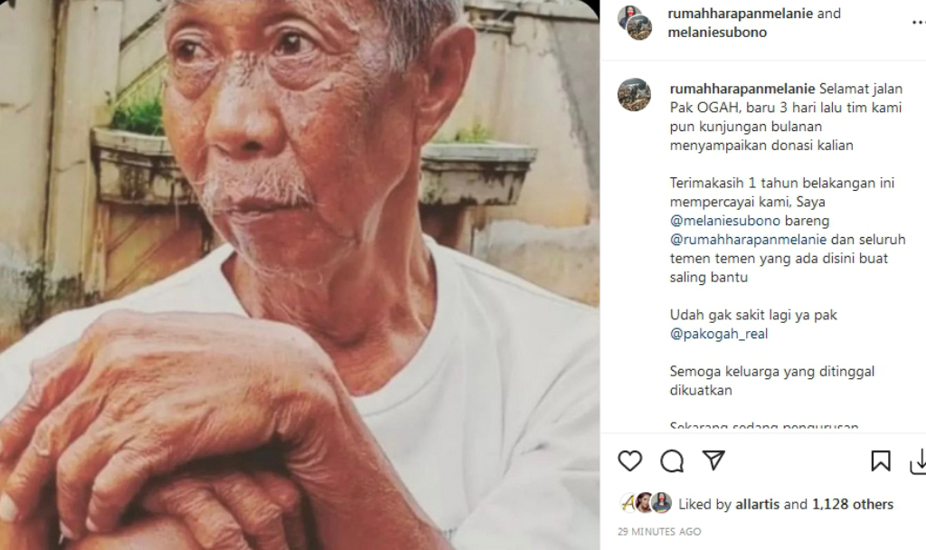 Pak Ogah Si Unyil Meninggal Dunia